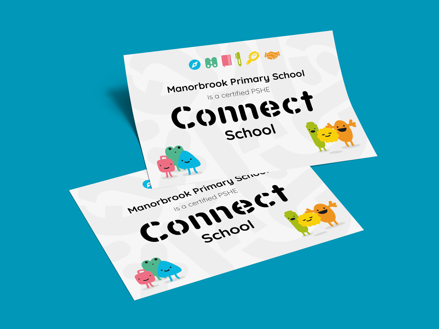 Free A4 Landscape Flyer Mockup PSD